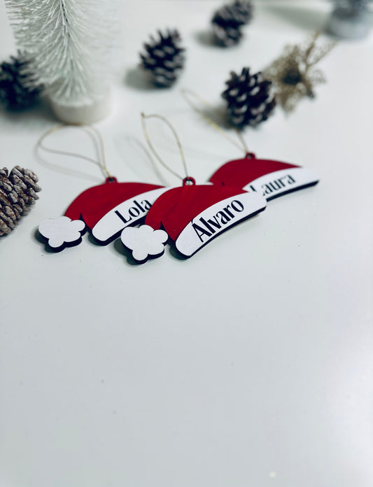 Adorno navideño personalizado - Gorra de navidad