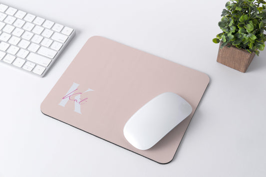 Alfombrilla raton personalizada inicial y nombre