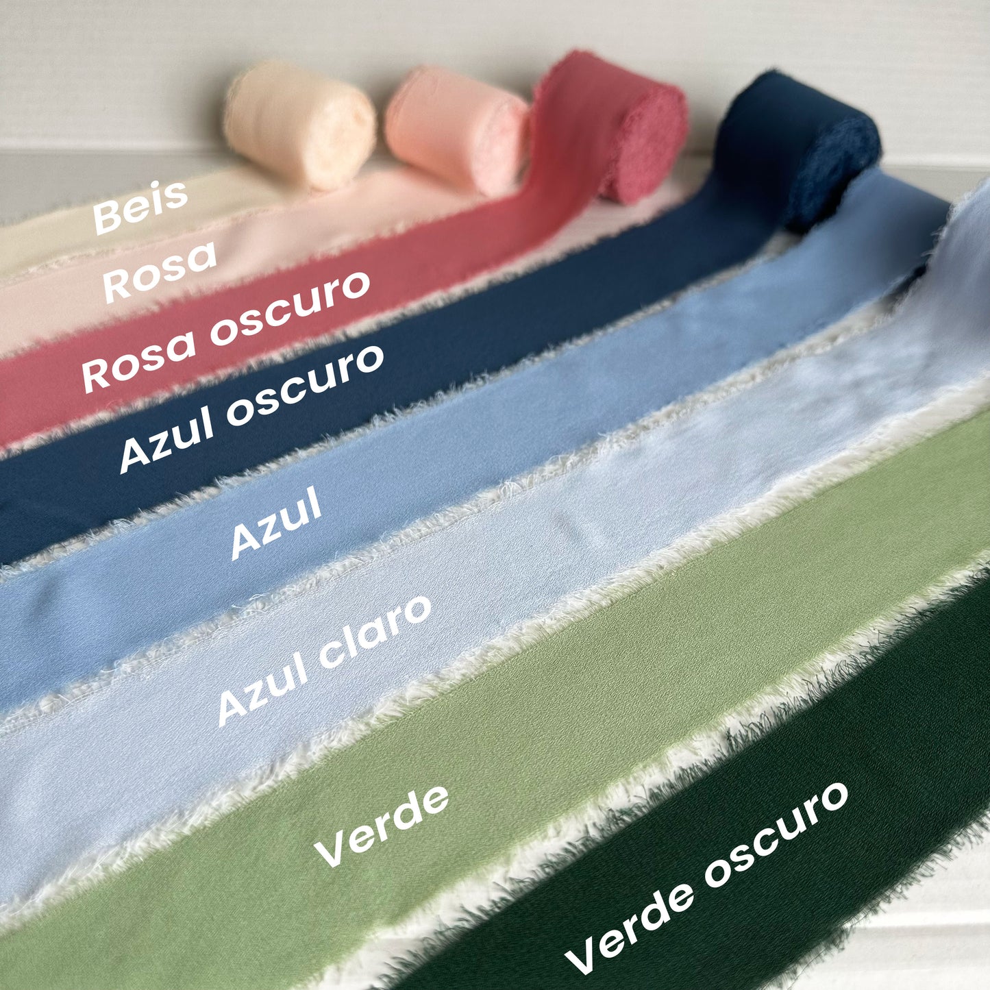 diferentes colores de lazo