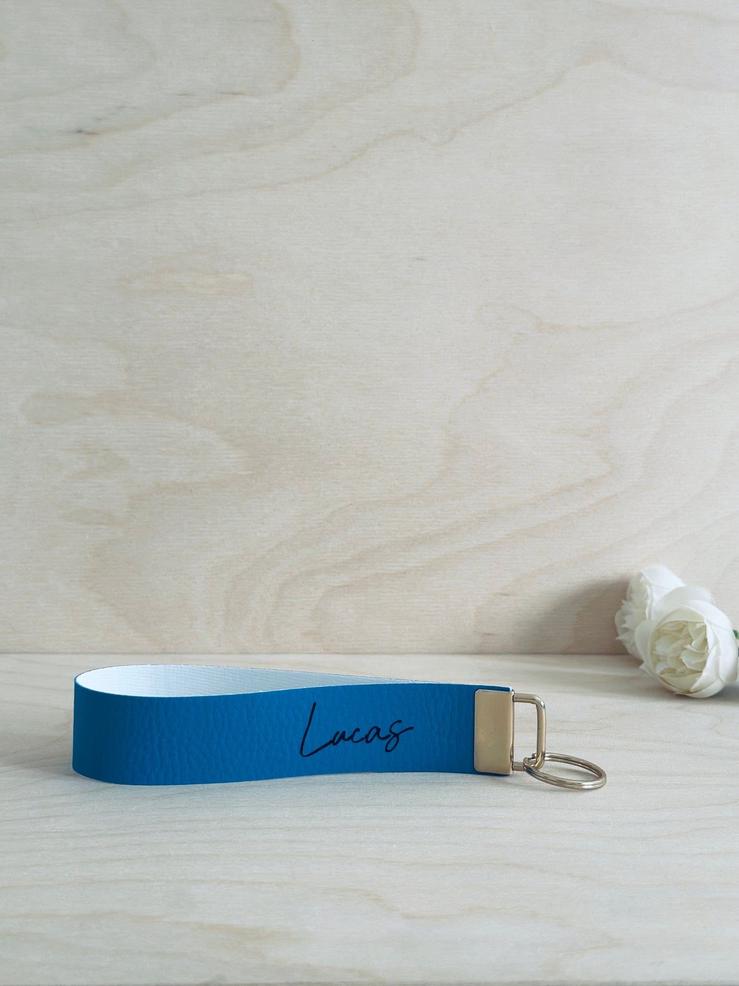 Pulsera llavero con nombre