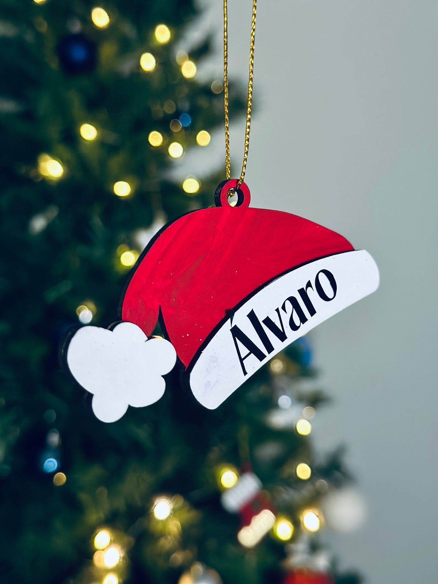 Adorno navideño personalizado - Gorra de navidad