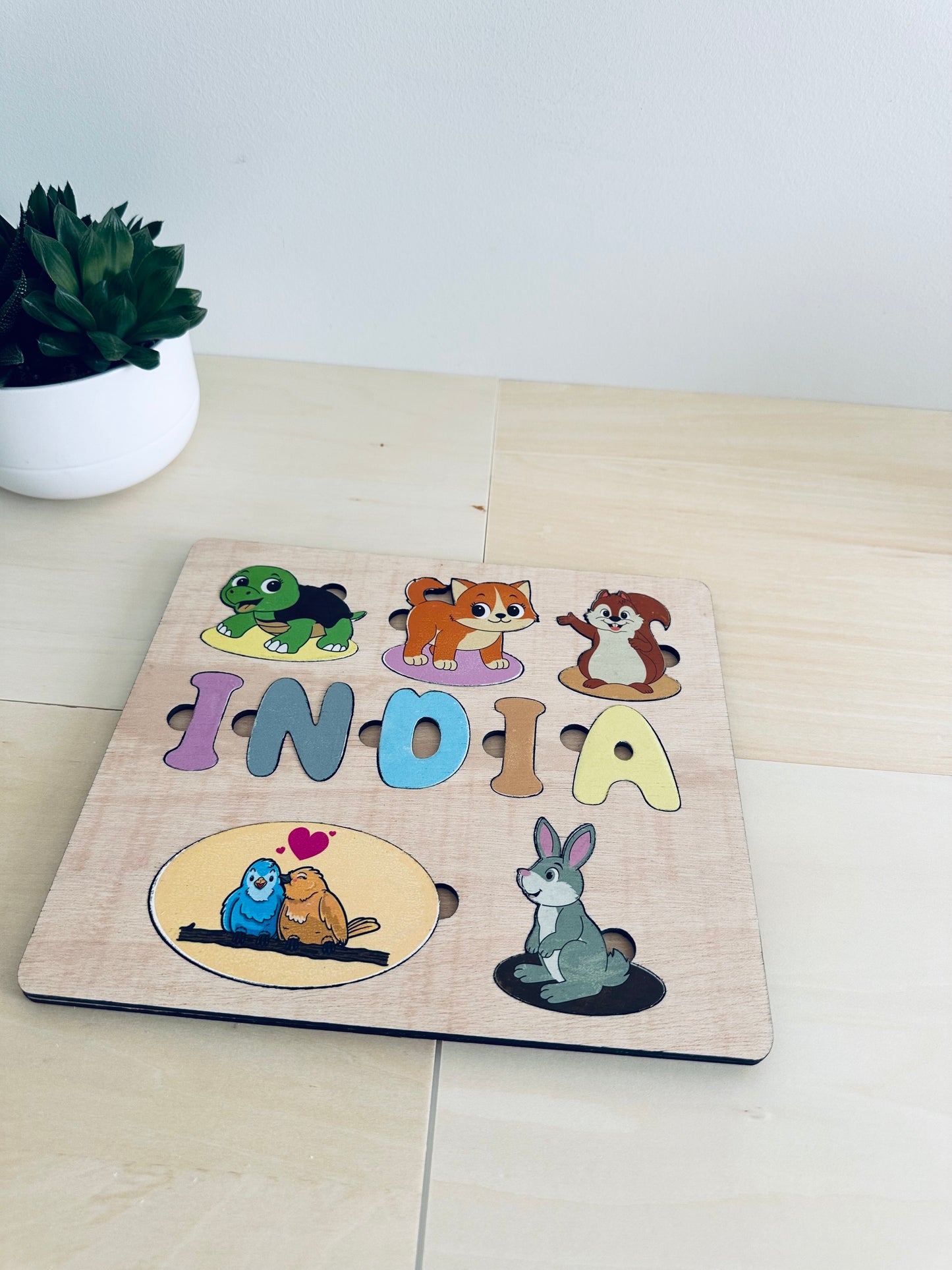 Puzzle infantil personalizado con nombre