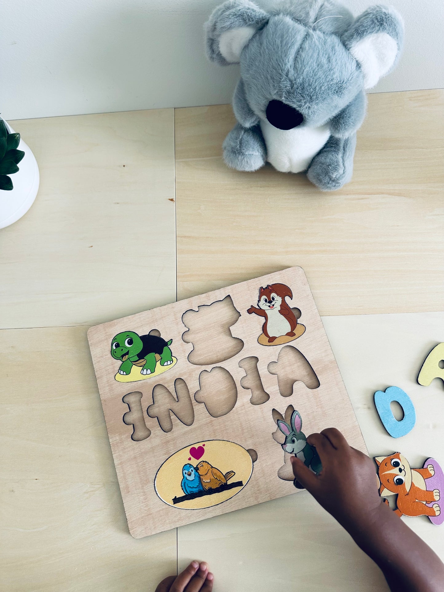 Puzzle infantil personalizado con nombre