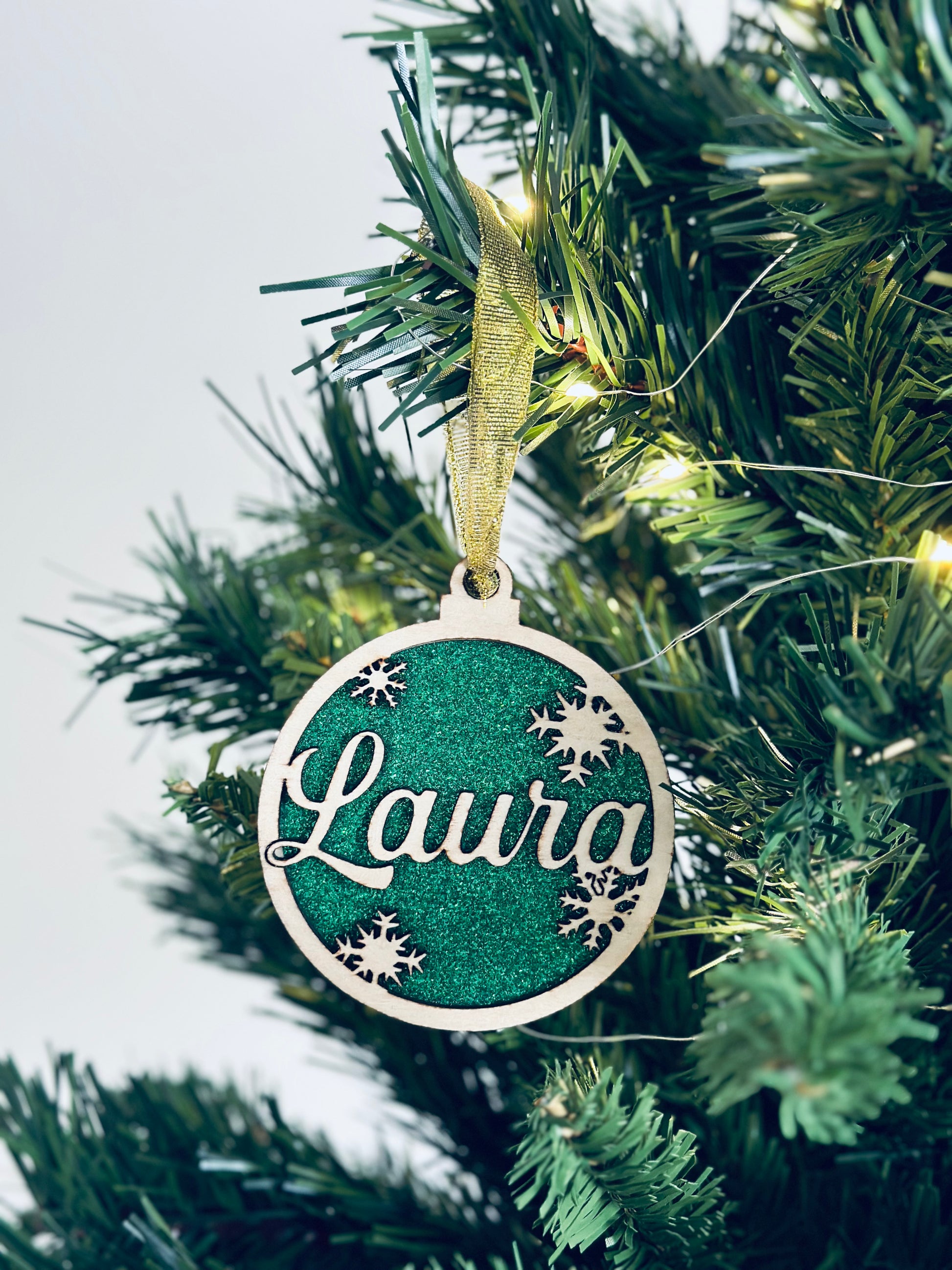 Adorno navideño personalizado