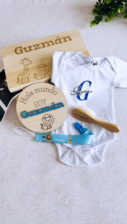 Detalles que viene dentro de la caja de recuerdos para bebés