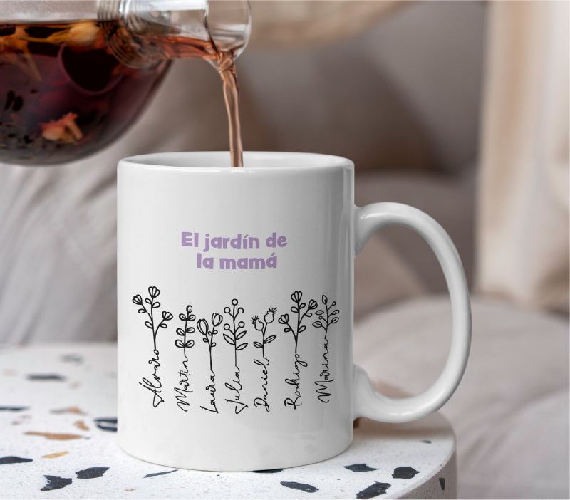 Taza "El Jardín de la Mamá”