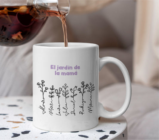 Taza "El Jardín de la Mamá”