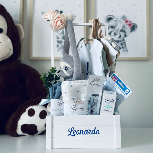 Cesta regalo para bebés. Regalos bebé
